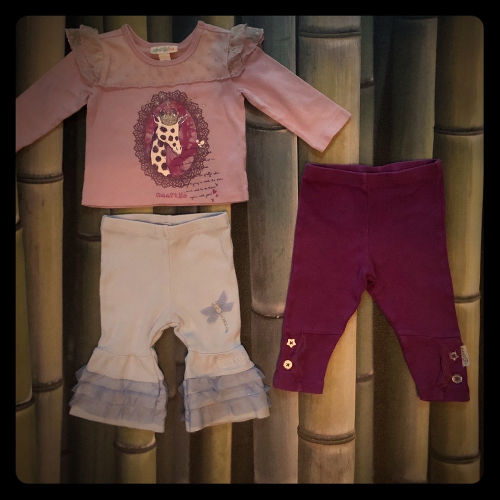 Naartjie-(3-6mts  ) + Pants (6-12mts) Girls